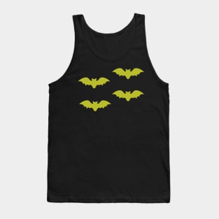 Bats Tile (Bright Green) Tank Top